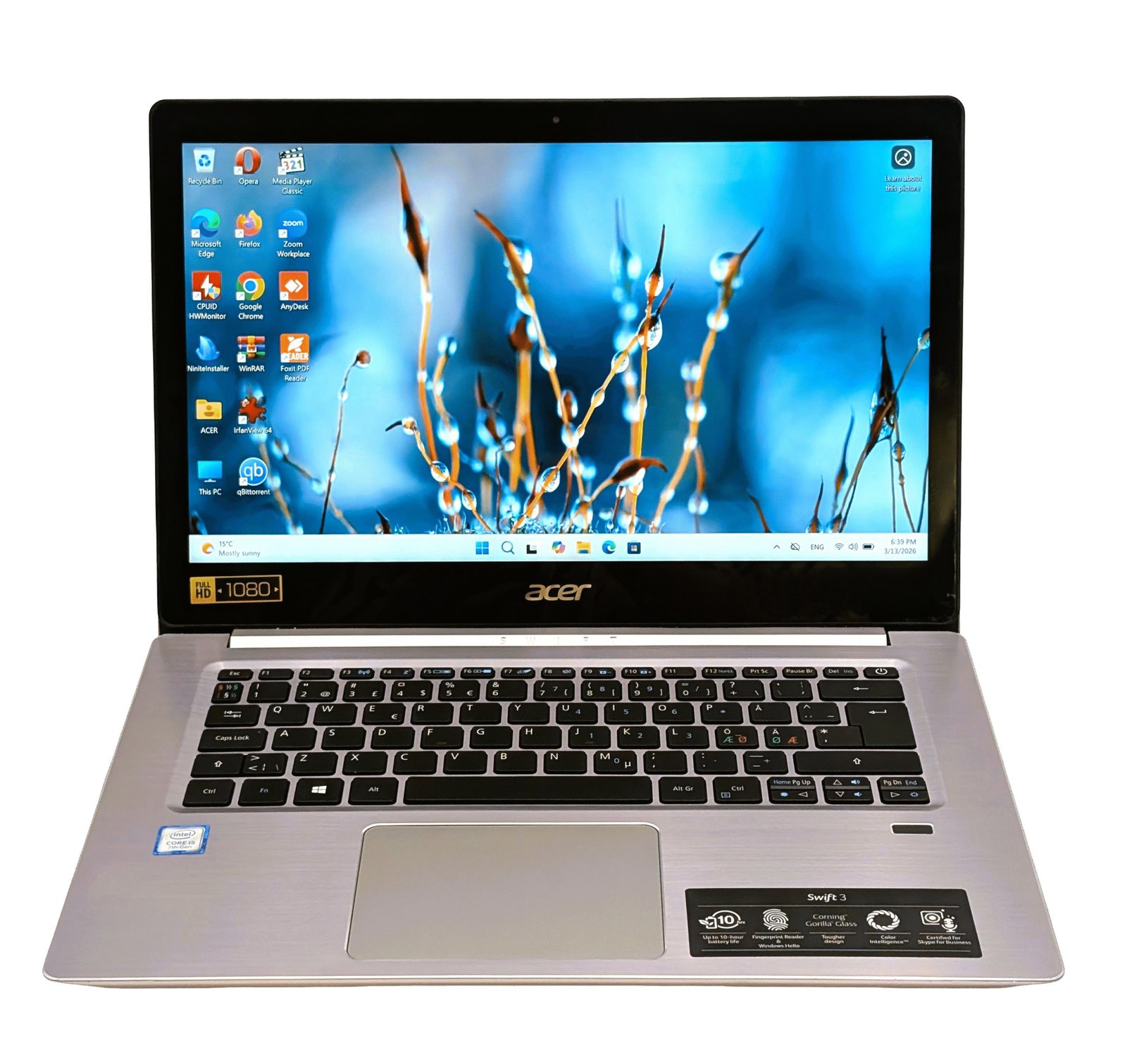 Acer Swift 3 SF314-52 / i5-7200U / 4GB / 256GB (REFURBISHED)