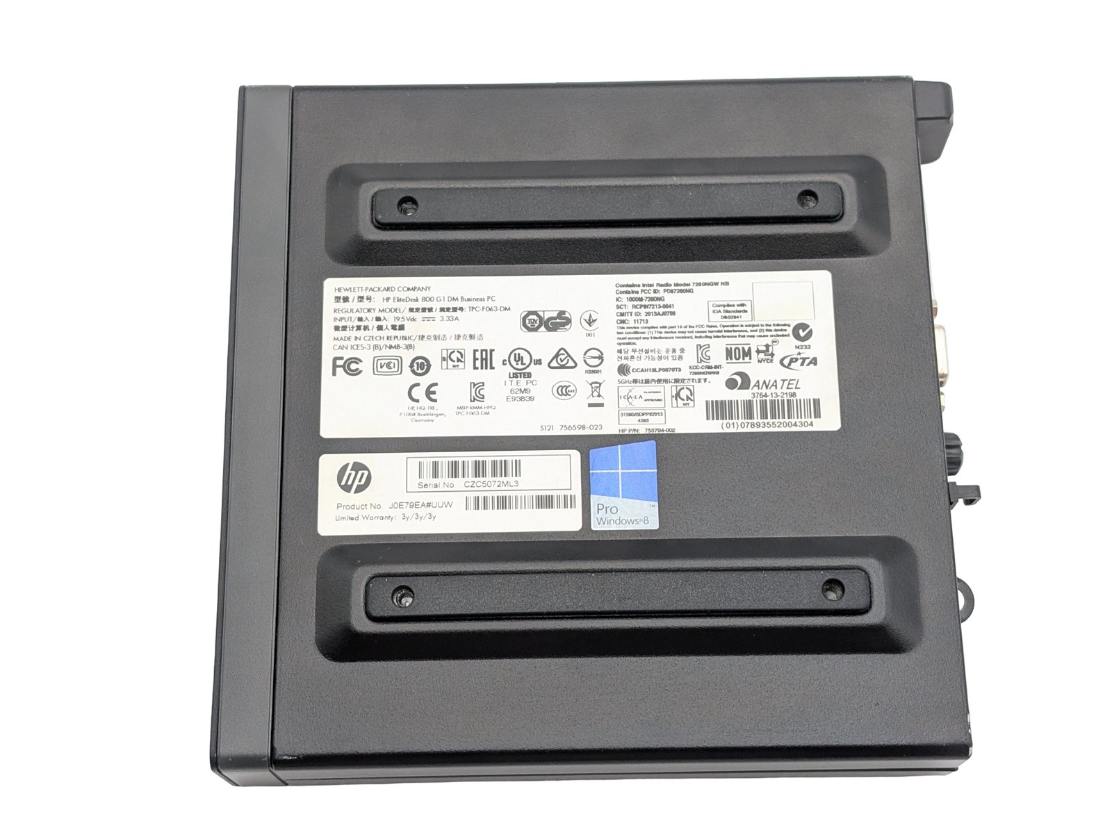 HP EliteDesk 800 G1 DM/i5-4570T/16GB/250GB (REFURBISHED)