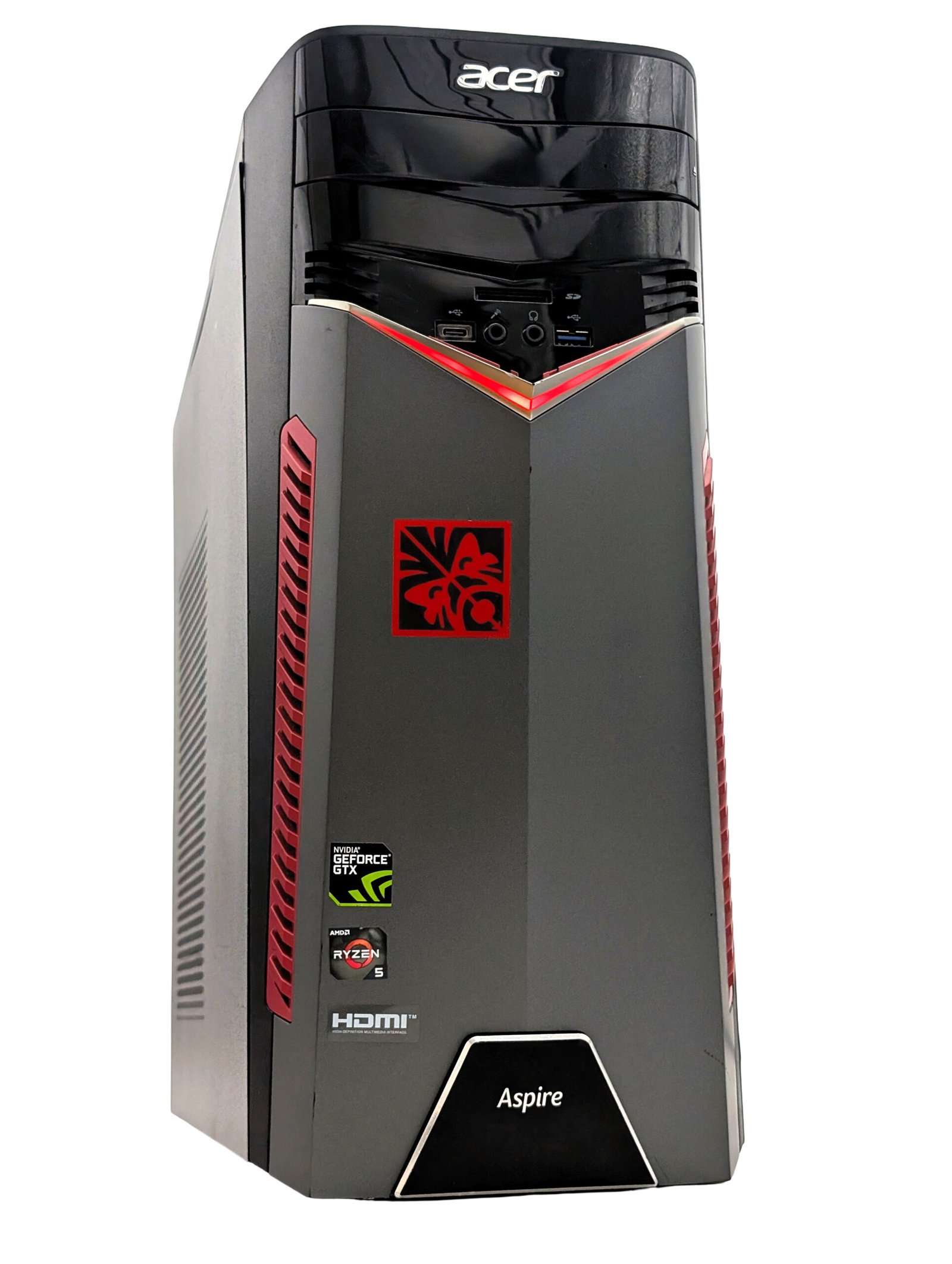 Acer Aspire GX-281/Ryzen 5-1400/16GB/256GB/GTX 1060 3GB (REFURBISHED)