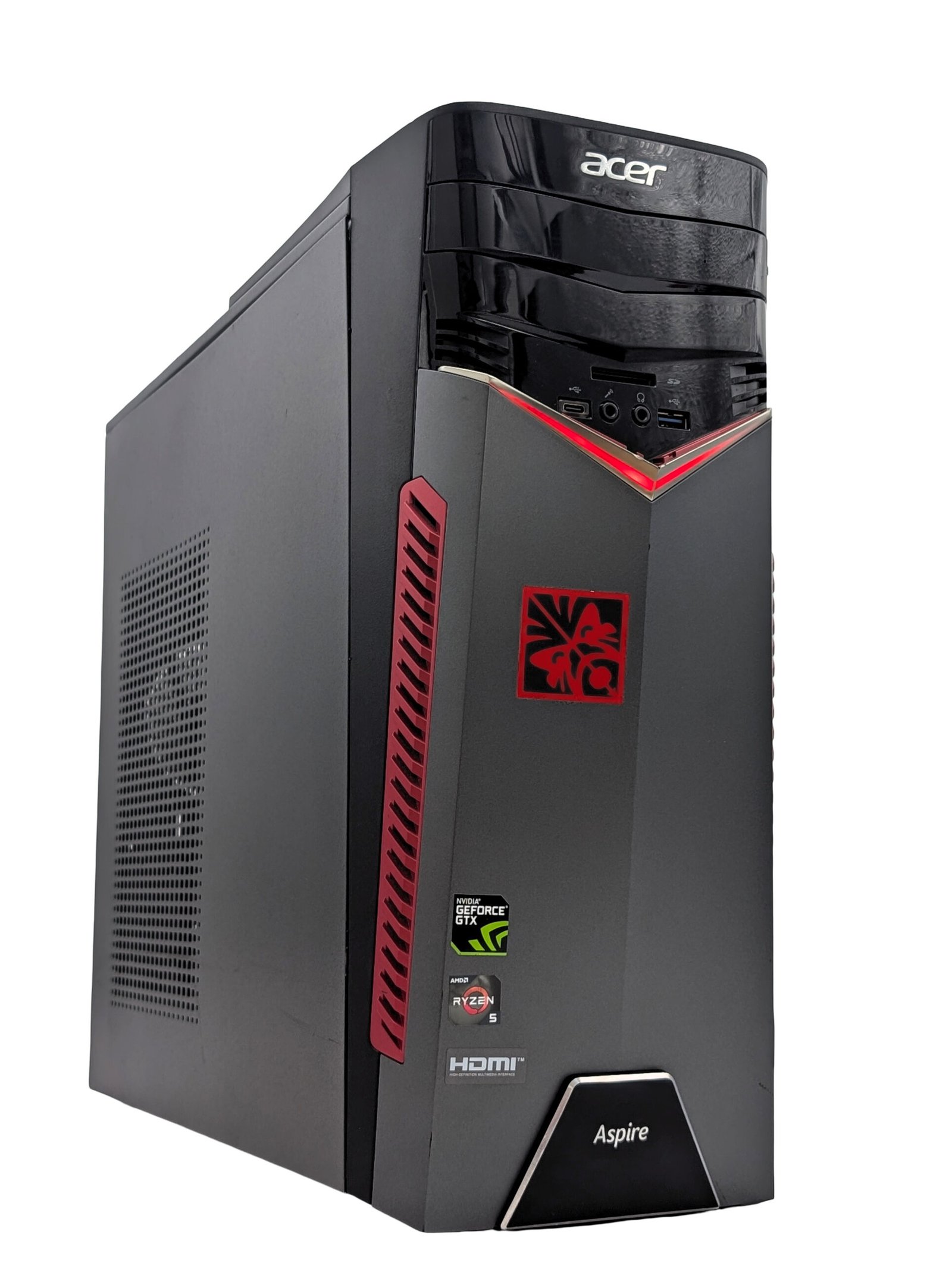 Acer Aspire GX-281/Ryzen 5-1400/16GB/256GB/GTX 1060 3GB (REFURBISHED)
