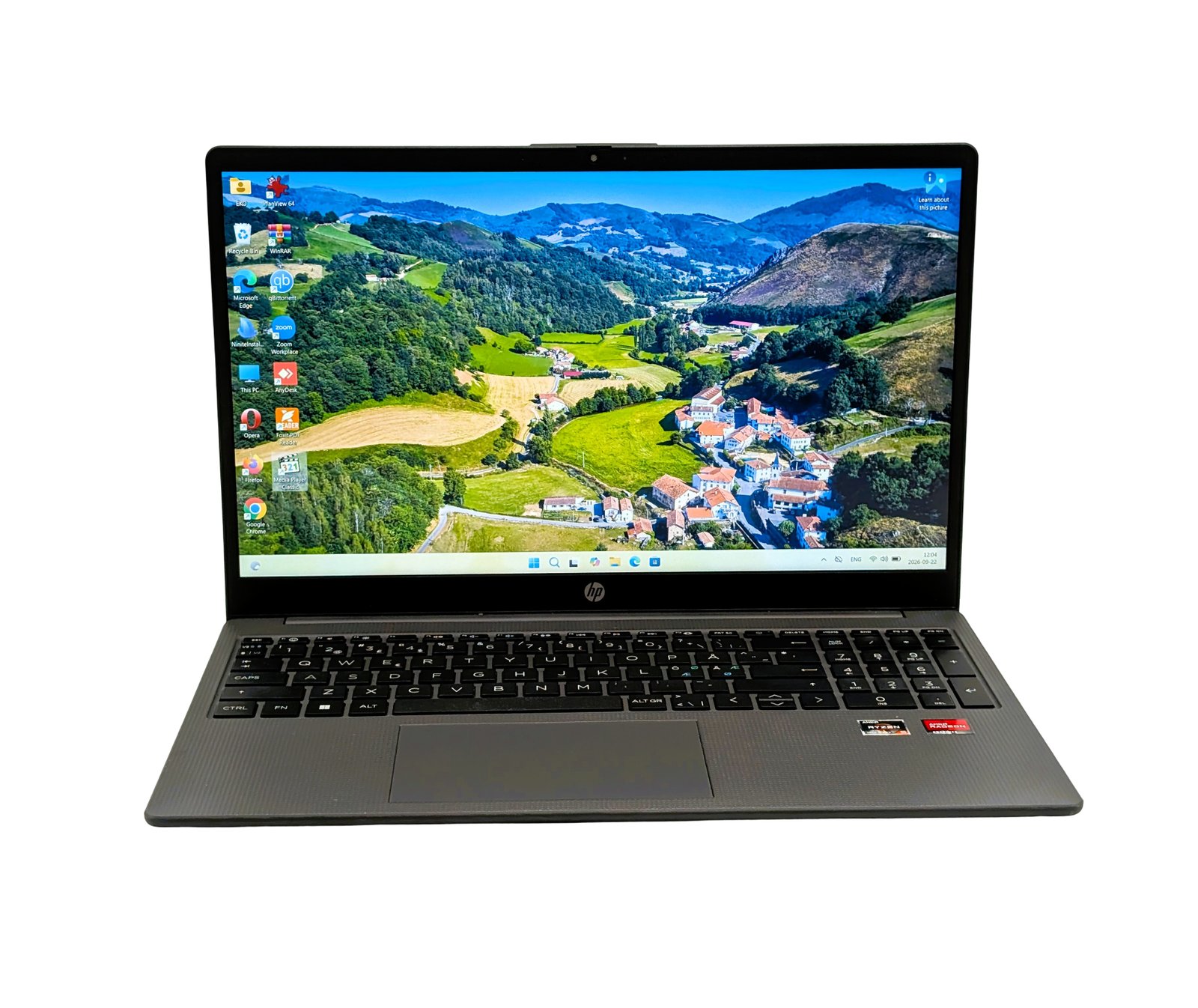 HP 15-fc0024no / Ryzen 5 7520U / 8GB / 256GB (REFURBISHED)