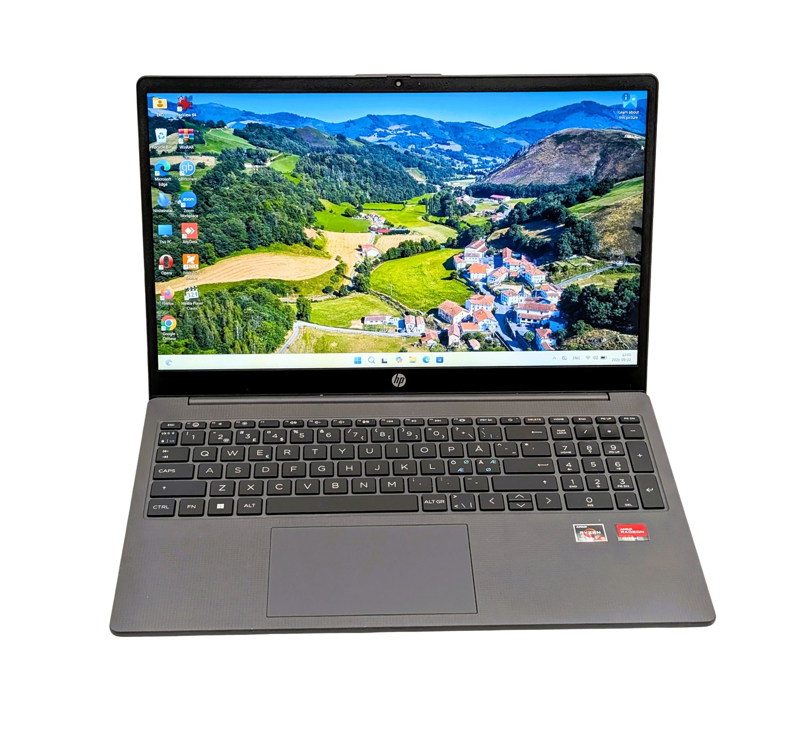 HP 15-fc0024no / Ryzen 5 7520U / 8GB / 256GB (REFURBISHED)