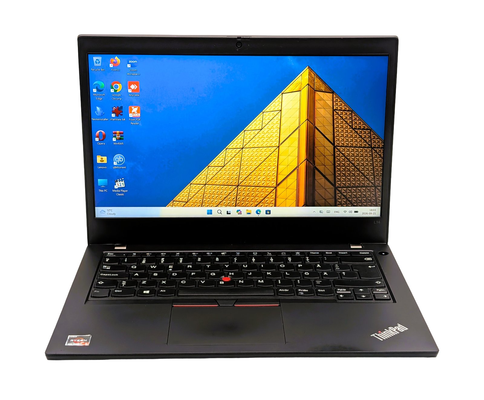 Lenovo ThinkPad L14 Gen 1/Ryzen 5-4500U/16GB/256GB (REFURBISHED)